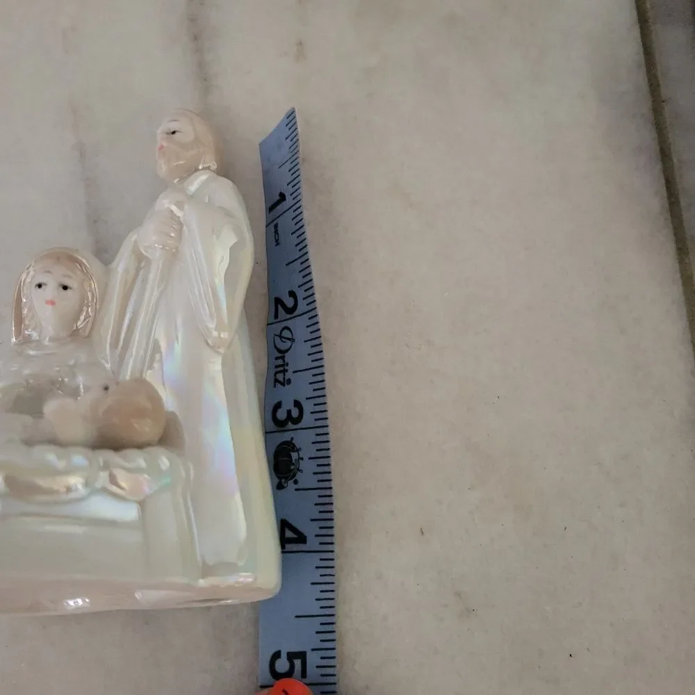 Pier 1 Holy Family Porcelain Figurine Christmas Holiday Decor